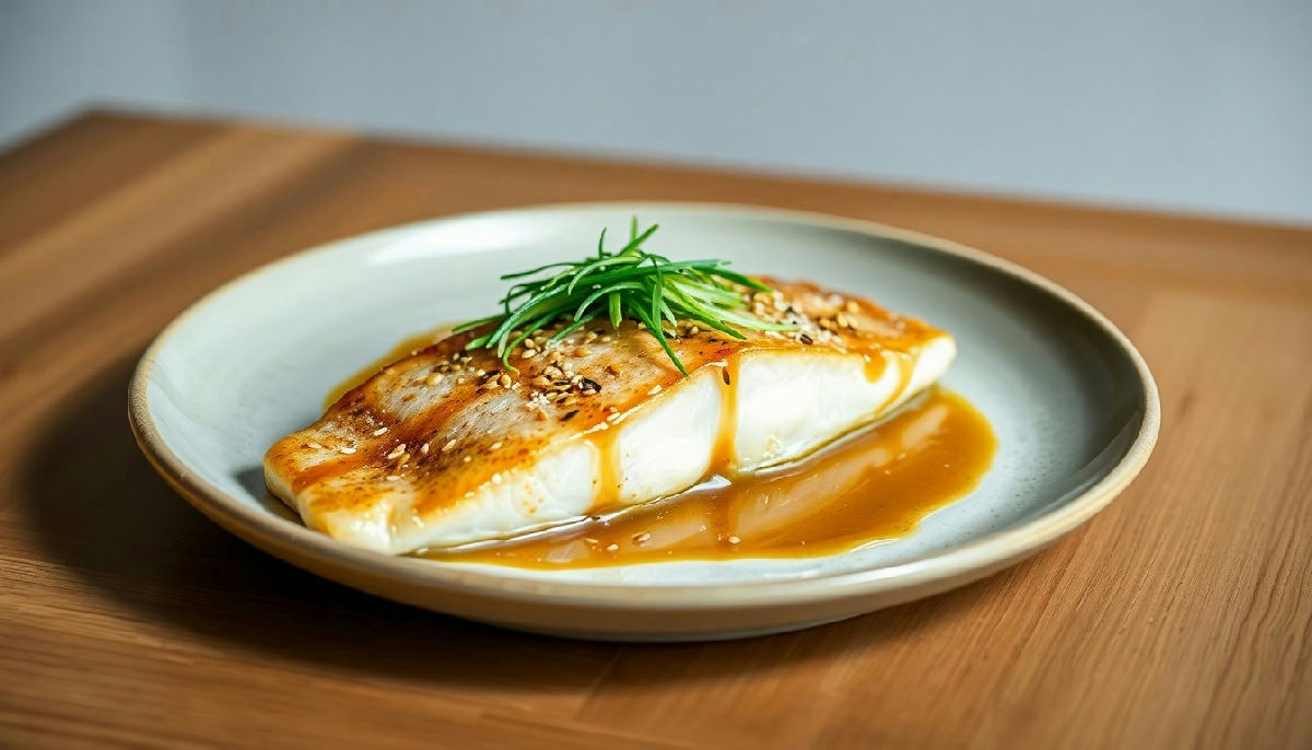 Pan-Seared Trout with Yuzu-Miso Glaze
