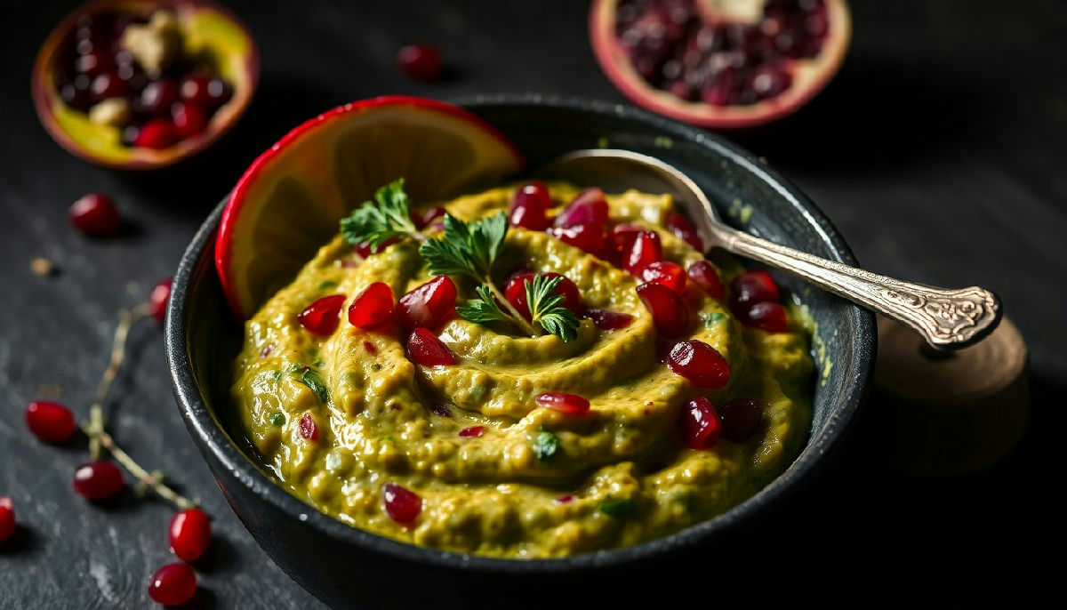 Smokey Pomegranate Guac