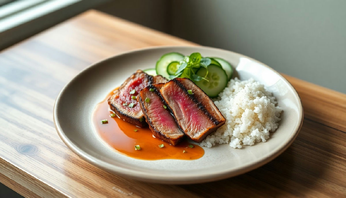 Seared Ahi Tuna with Ginger-Soy
